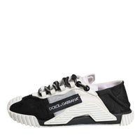 Dolce & Gabbana White Black NS1 Low Top Sneakers Shoes