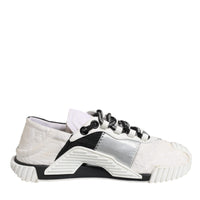 Dolce & Gabbana White Black NS1 Low Top Sneakers Shoes