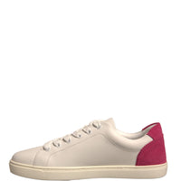 Dolce & Gabbana White Suede Leather Low Top Sneakers Shoes