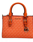 Michael Kors Charlotte 3 in 1 Satchel Bag Crossbody Poppy Orange