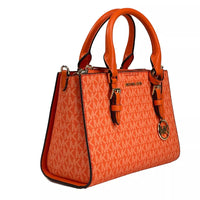 Michael Kors Charlotte 3 in 1 Satchel Bag Crossbody Poppy Orange