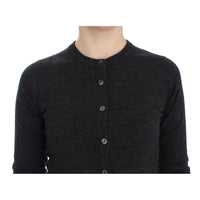 Dolce & Gabbana Elegant Gray Wool Cardigan Sweater