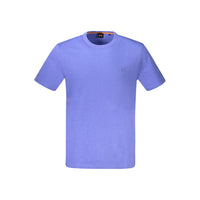 Hugo Boss Blue Cotton Men T-Shirt