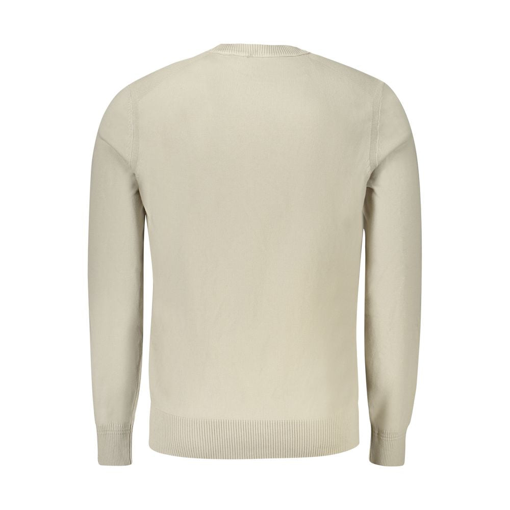 Hugo Boss Beige Cotton Men Sweater