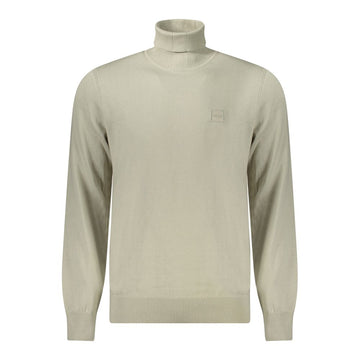 Hugo Boss Beige Cotton Men Sweater