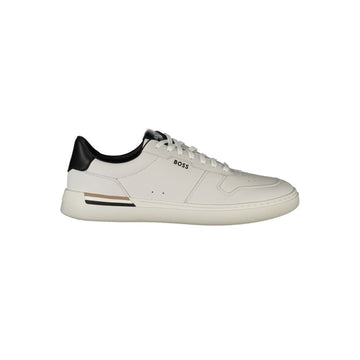 Hugo Boss White Leather Men Sneaker