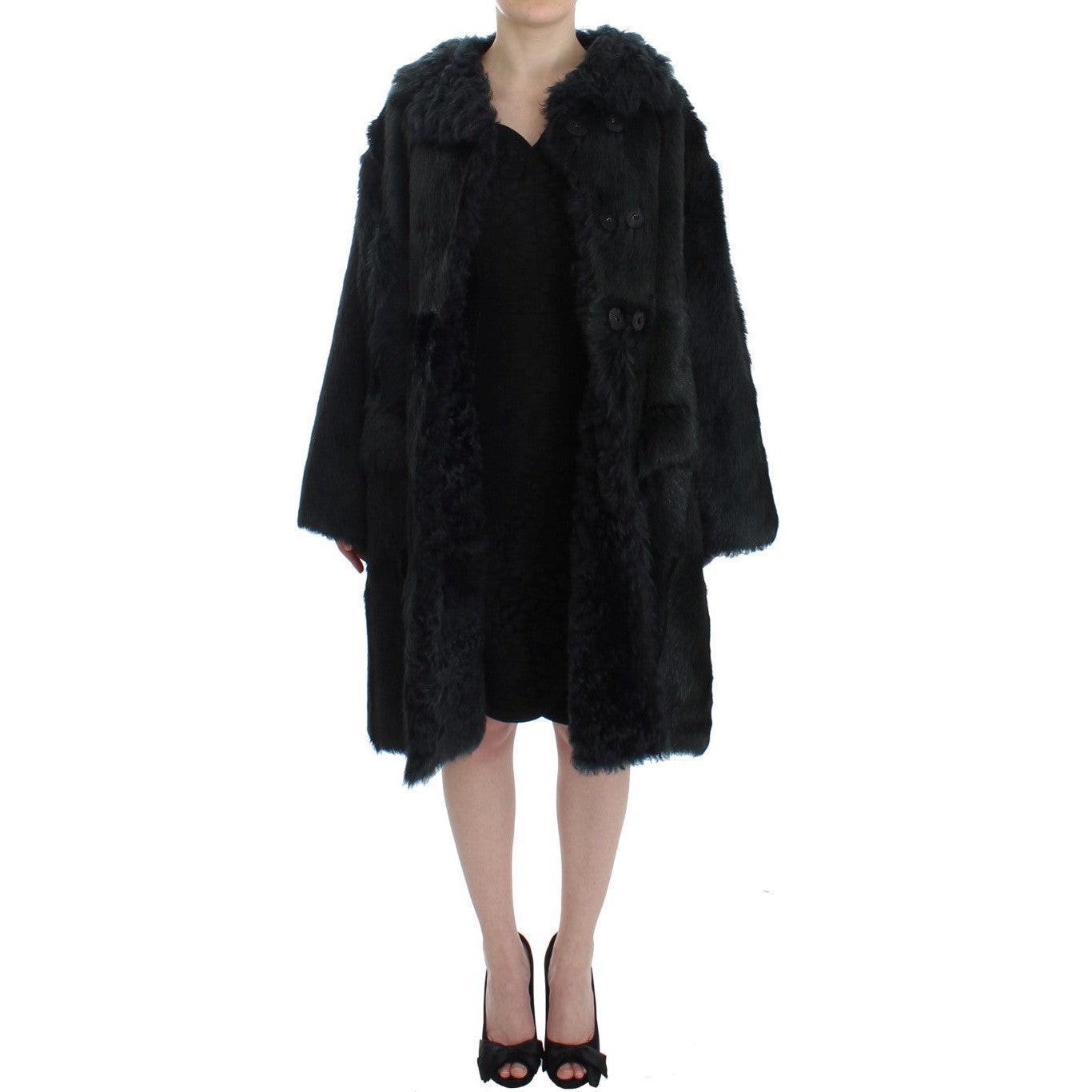 Dolce &amp; Gabbana Exquisite Shearling Coat Jacket