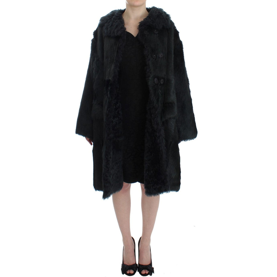 Dolce & Gabbana Exquisite Shearling Coat Jacket