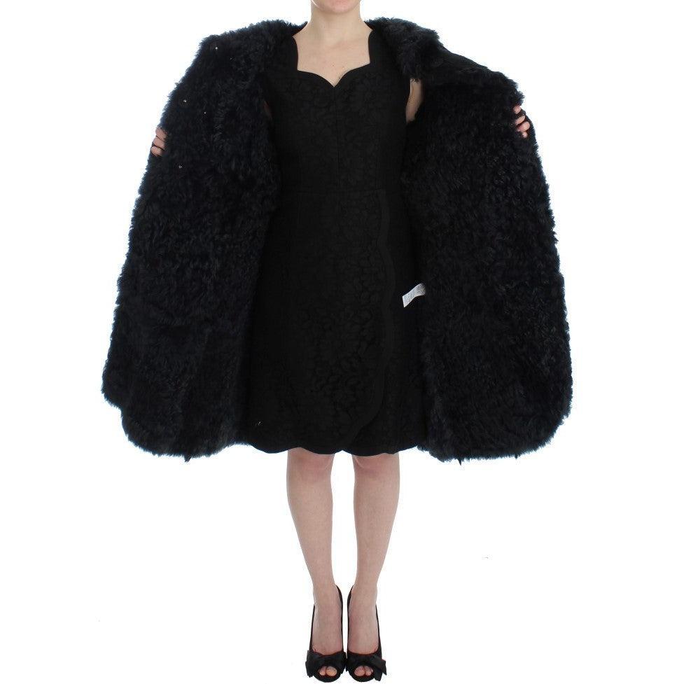 Dolce &amp; Gabbana Exquisite Shearling Coat Jacket