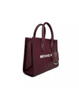 Michael Kors Mirella Small Top Zip Tote Bag Maroon