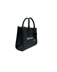 Michael Kors Mirella Signature Small Top Zip Tote Bag Black