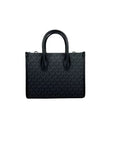 Michael Kors Mirella Signature Small Top Zip Tote Bag Black