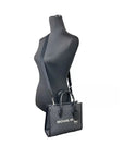 Michael Kors Mirella Signature Small Top Zip Tote Bag Black