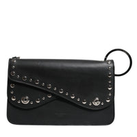 Dolce & Gabbana Black Small Leather Studded Shoulder Crossbody Bag