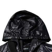 Dolce & Gabbana Black Nylon Hooded Full Zip Blouson Jacket