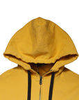 Dolce & Gabbana Yellow Logo Full Zip Hooded Sweatshirt Sweater