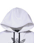 Dolce & Gabbana White Sacred Heart Hooded Sweatshirt Sweater