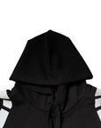 Dolce & Gabbana Black White Logo Hooded Sweatshirt Sweater