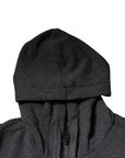 Dolce & Gabbana Gray Logo Full Zip Hooded Sweatshirt Sweater