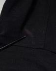 Dolce & Gabbana Black Logo Full Zip Hooded Sweatshirt Sweater