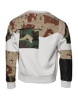 Dolce & Gabbana Multicolor Patchwork Cotton Crew Neck Sweater