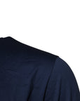 Dolce & Gabbana Blue Floral Logo CrewNeck Pullover Sweater