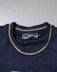 Dolce & Gabbana Blue Floral Logo CrewNeck Pullover Sweater