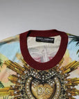 Dolce & Gabbana Multicolor Jungle DG King Pullover Sweater