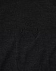 Dolce & Gabbana Black Wool Turtleneck Pullover Sweater