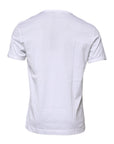 Dolce & Gabbana White Cotton Crew Neck Short Sleeves T-shirt