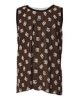 Dolce & Gabbana Brown Logo Monogram Cotton Crew Neck T-shirt