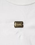 Dolce & Gabbana White Cotton Logo Floral Crew Neck T-shirt