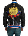 Dolce & Gabbana Black Material Jacket