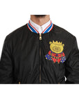 Dolce & Gabbana Black Material Jacket