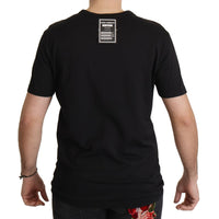 Dolce & Gabbana Black Cotton T-Shirt