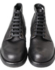 Dolce & Gabbana Black Leather Boot