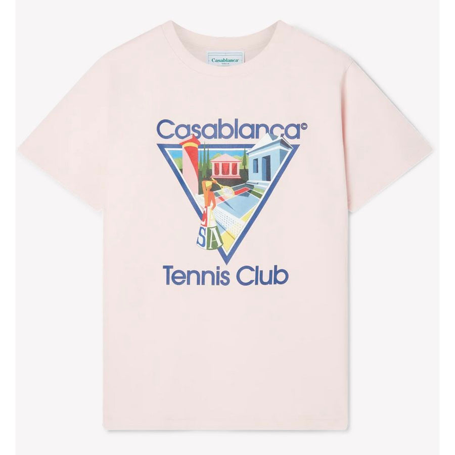 Casablanca Pink Cotton T-Shirt