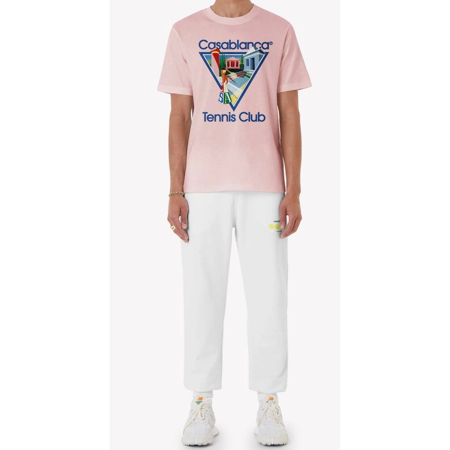 Casablanca Pink Cotton T-Shirt