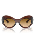 Versace Brown Haircalf Sunglasses