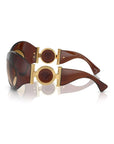 Versace Brown Haircalf Sunglasses