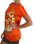 Dolce & Gabbana Sicilian Summer Silk Crystal-Embellished Top