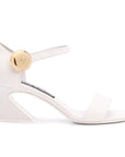 Dolce & Gabbana White Calfskin Women Pump