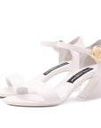 Dolce & Gabbana White Calfskin Women Pump