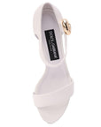 Dolce & Gabbana White Calfskin Women Pump