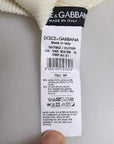 Dolce & Gabbana Beige Wool Blend Knitted Beanie Cap