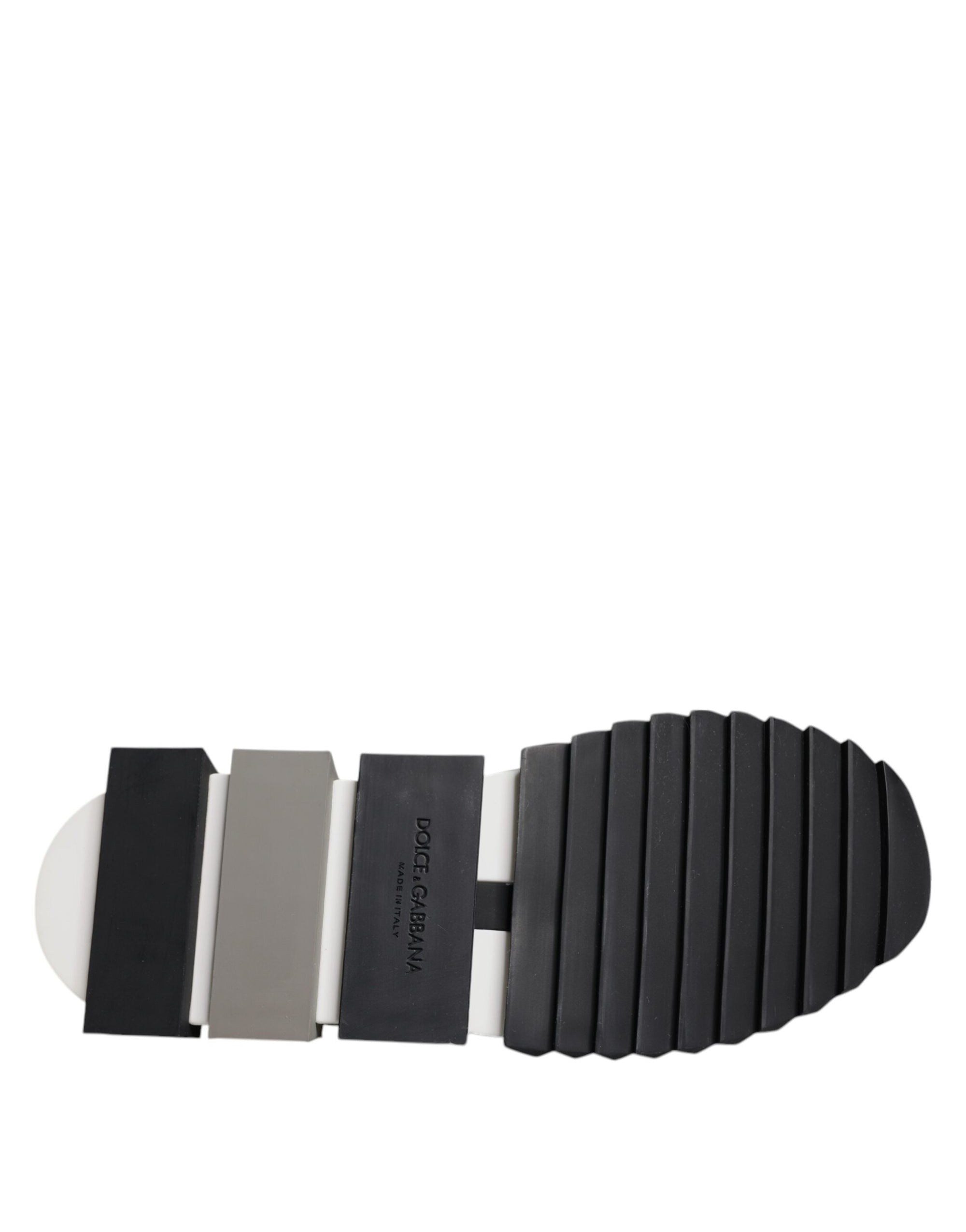 Dolce &amp; Gabbana Black White Slip On Sorrento Sneakers Shoes