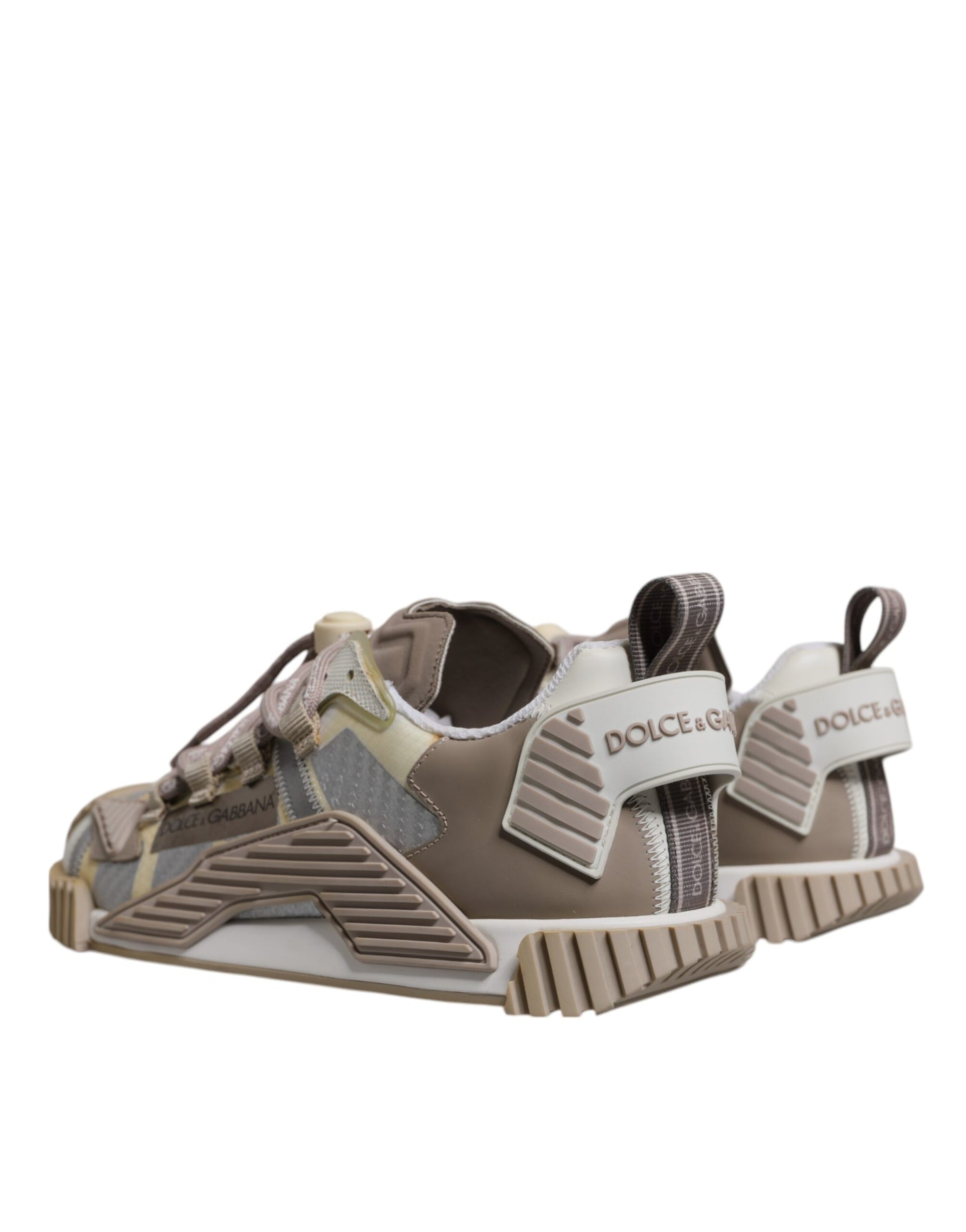 Dolce &amp; Gabbana Multicolor Lace Up Low Top NS1 Sneakers Shoes