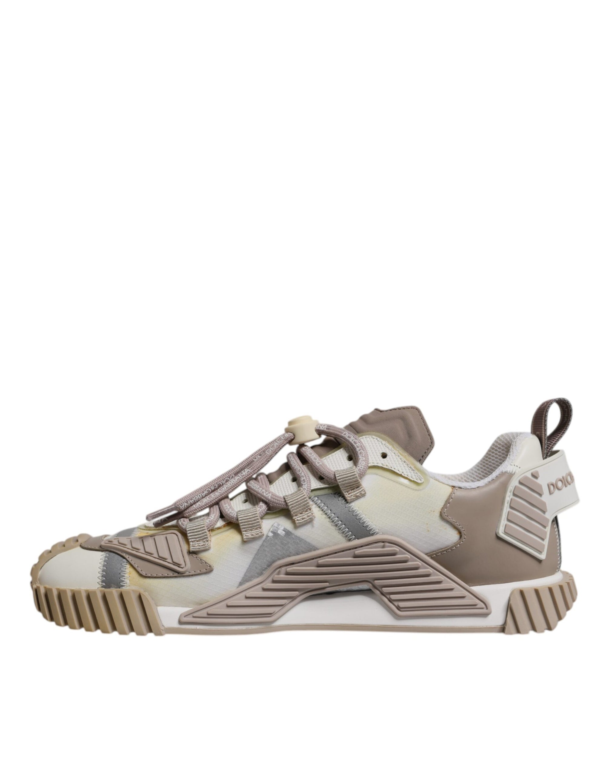 Dolce &amp; Gabbana Multicolor Lace Up Low Top NS1 Sneakers Shoes