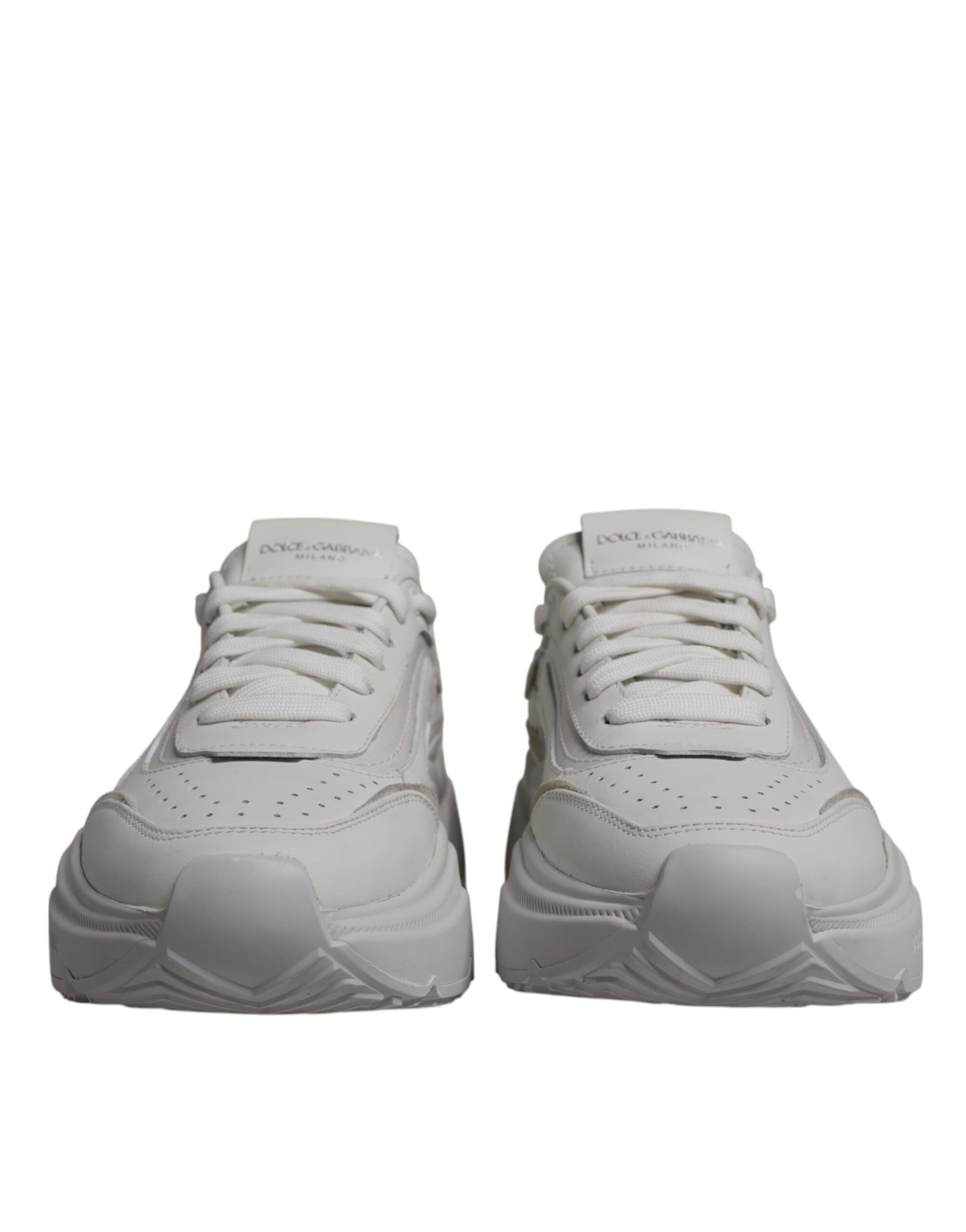 Dolce &amp; Gabbana White Daymaster Low Top Sneakers Shoes