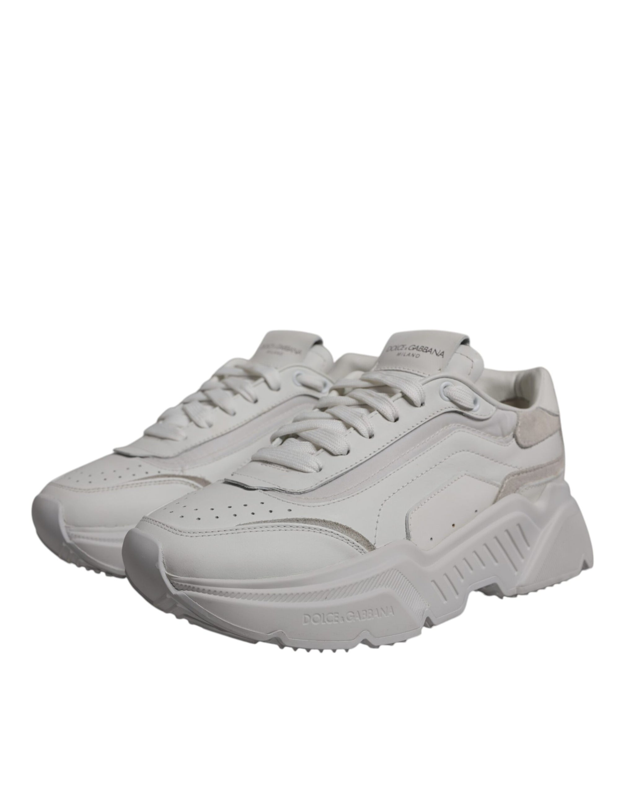 Dolce &amp; Gabbana White Daymaster Low Top Sneakers Shoes